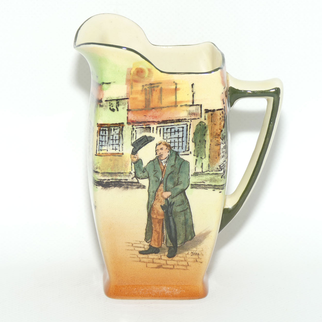 Royal Doulton Dickens Mr Squeers Friar shape jug D5175