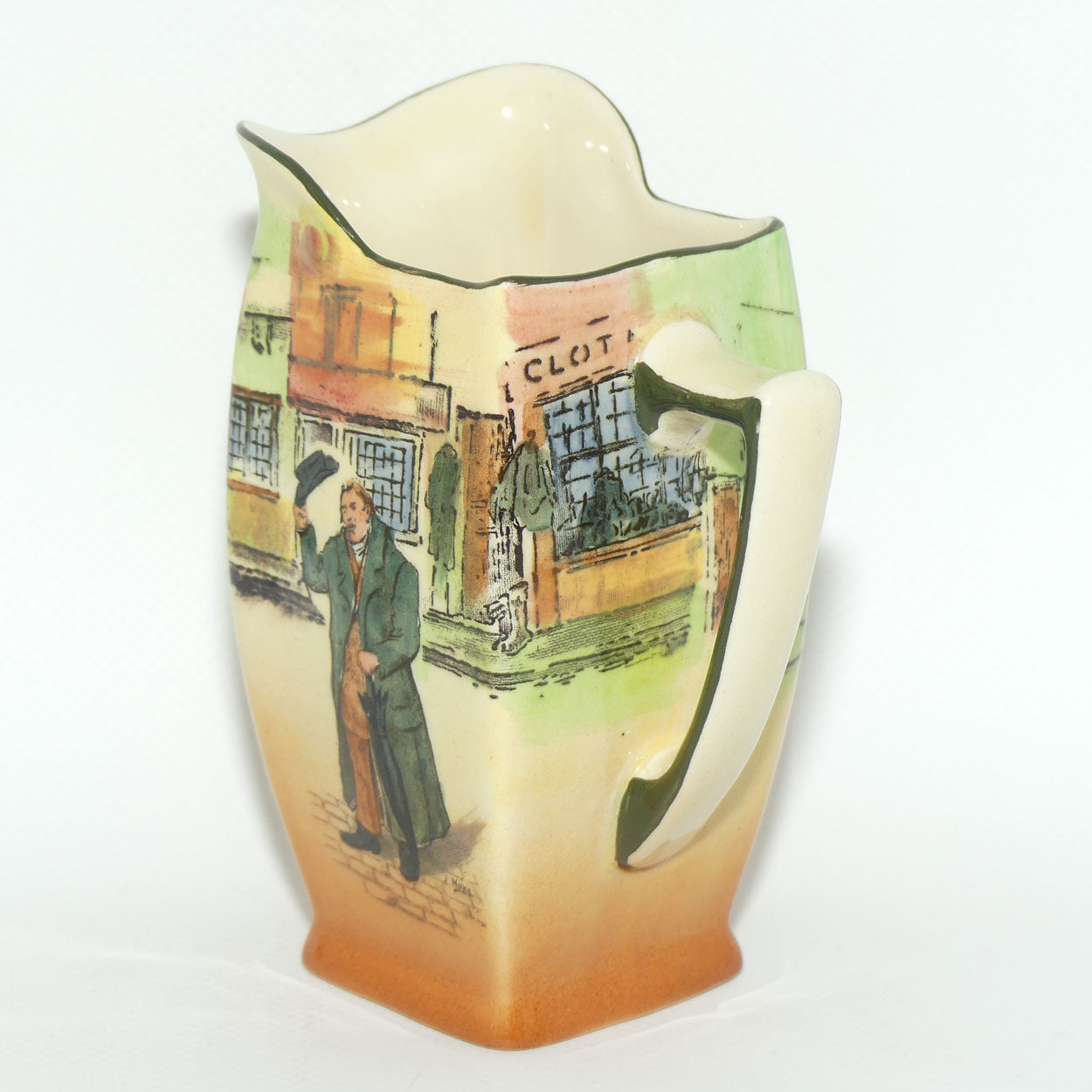 Royal Doulton Dickens Mr Squeers Friar shape jug D5175