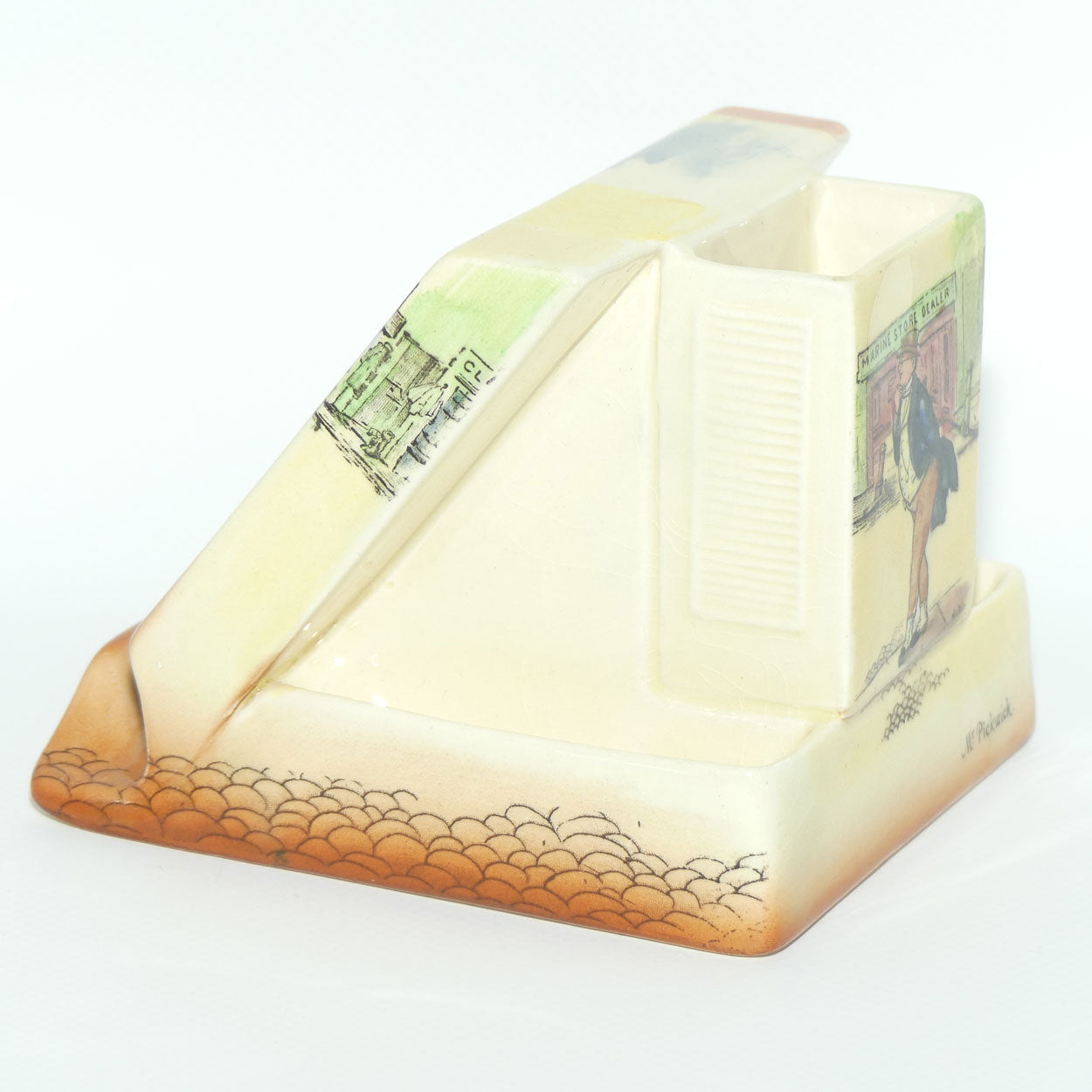 Royal Doulton Dickens Mr Squeers & Mr Pickwick cigarette dispenser D5175 (#2)