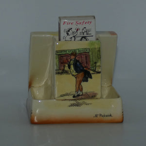 Royal Doulton Dickens Mr Squeers & Mr Pickwick cigarette dispenser D5175 (#2)