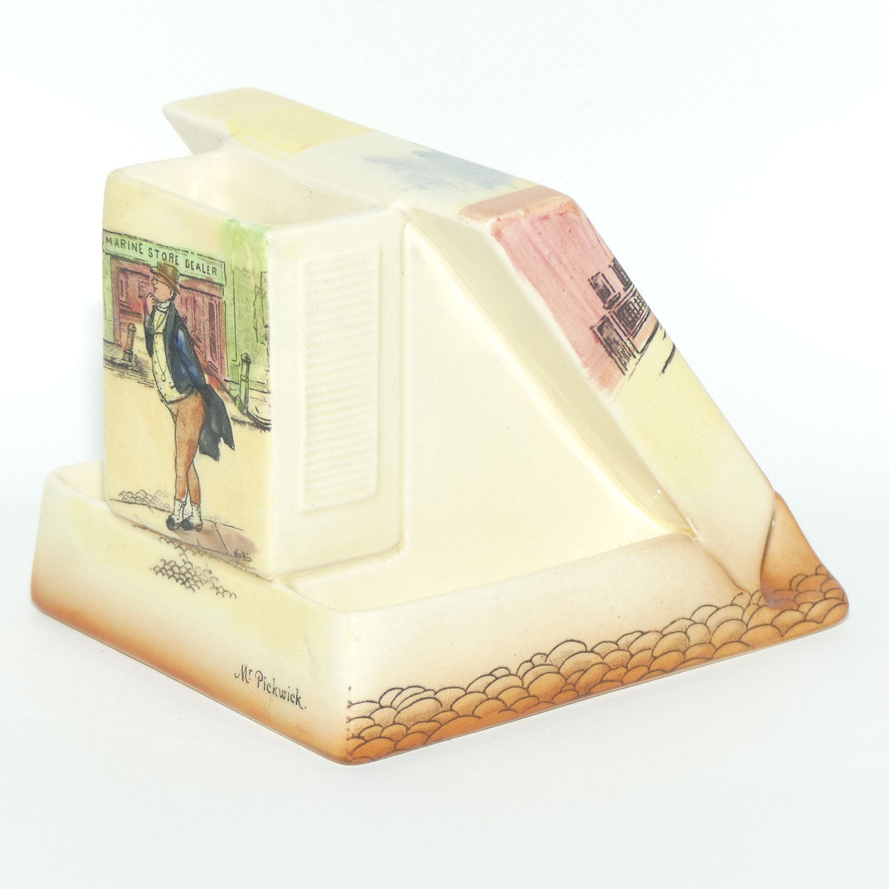 Royal Doulton Dickens Mr Squeers & Mr Pickwick cigarette dispenser D5175 (#2)