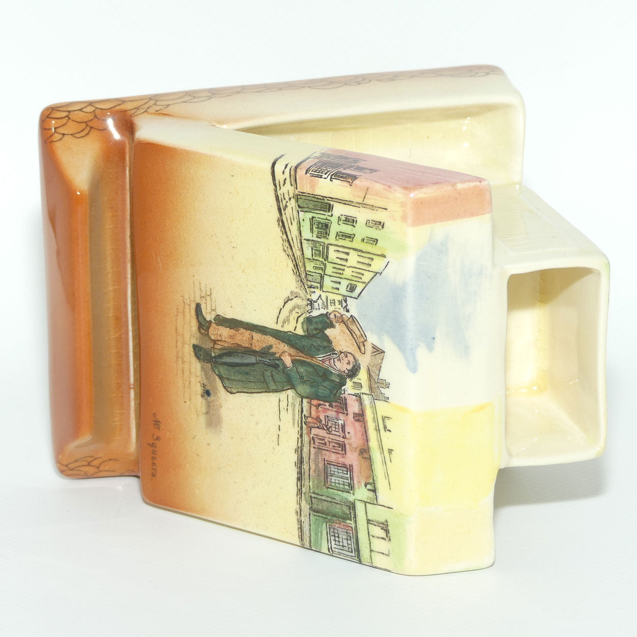 Royal Doulton Dickens Mr Squeers & Mr Pickwick cigarette dispenser D5175 (#2)