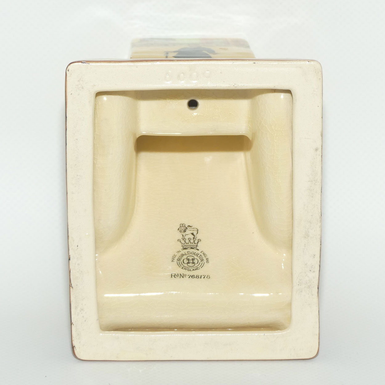 Royal Doulton Dickens Mr Squeers and Mr Micawber cigarette dispenser D5175