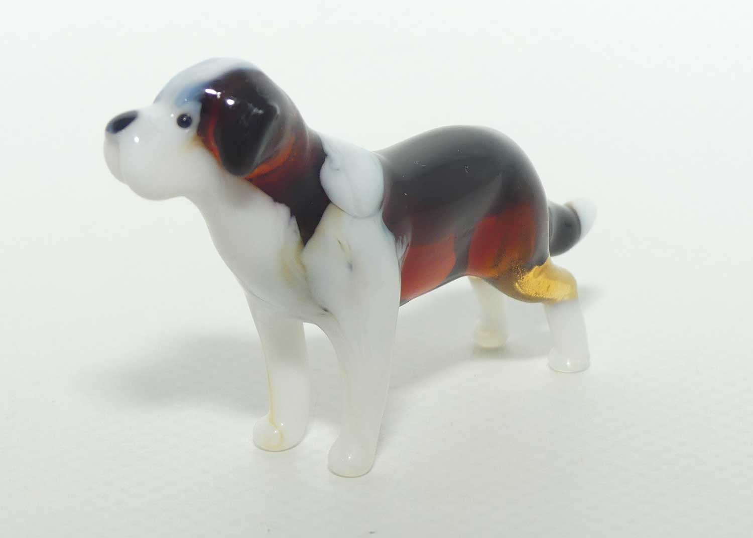 Fine quality Russian Lampwork Glass St Bernard