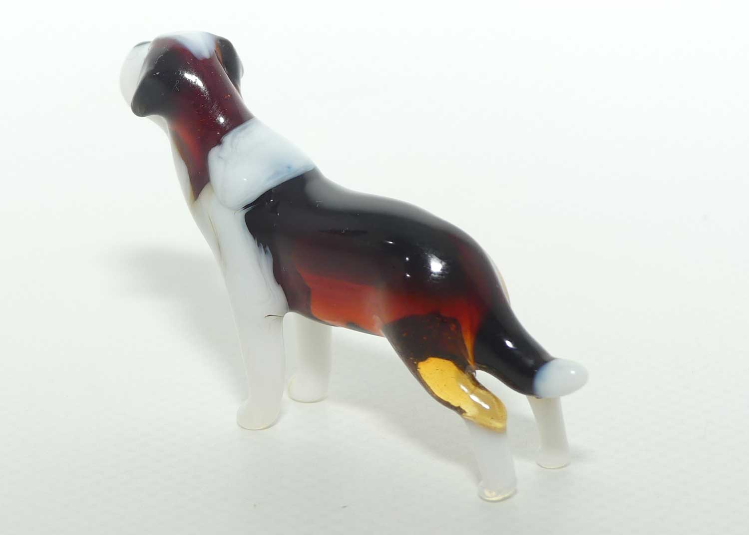 Fine quality Russian Lampwork Glass St Bernard
