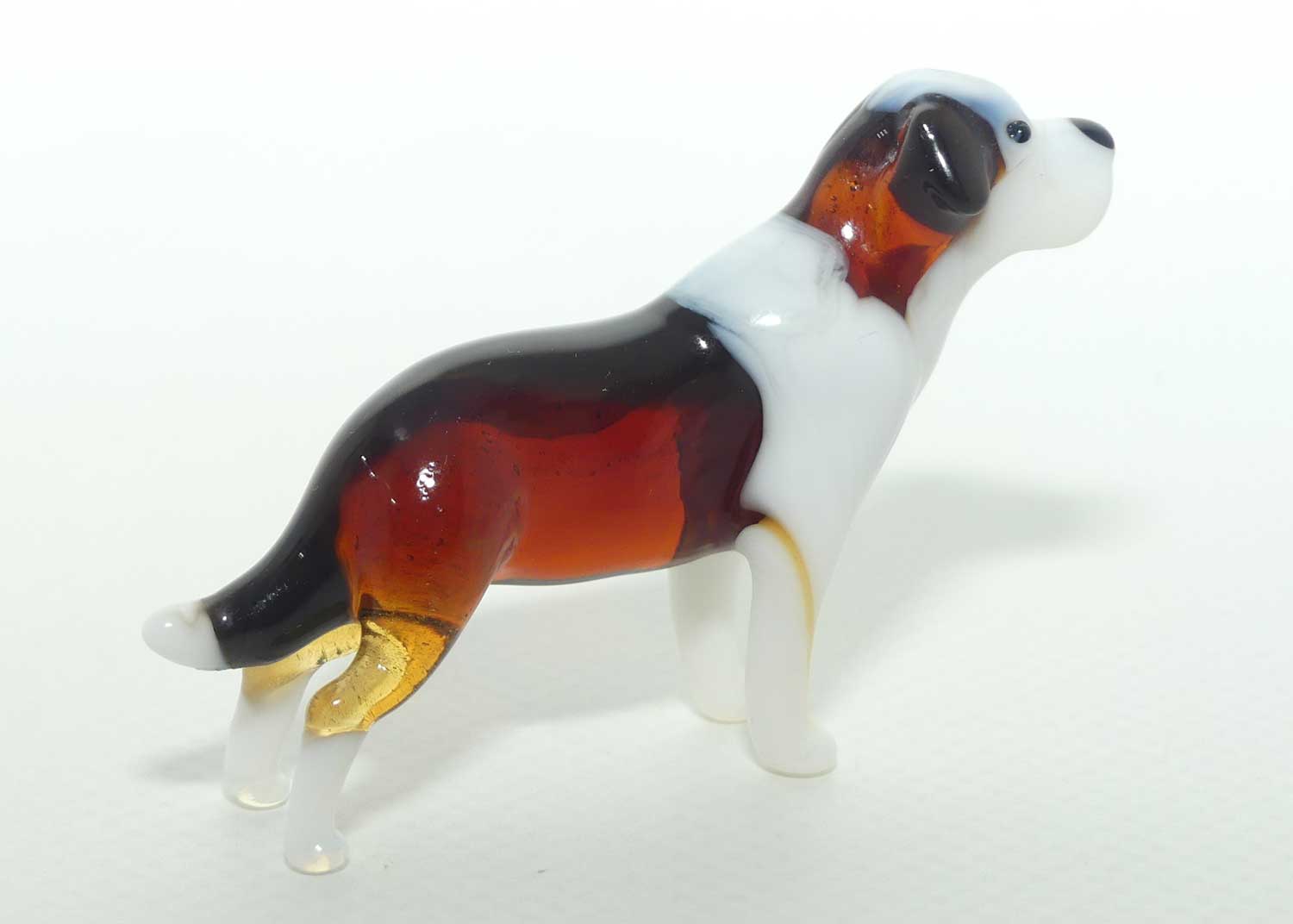 Fine quality Russian Lampwork Glass St Bernard
