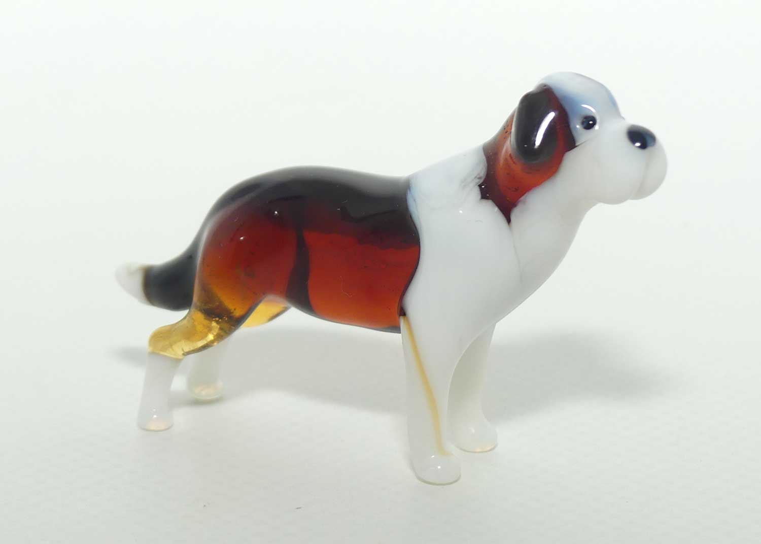 Fine quality Russian Lampwork Glass St Bernard