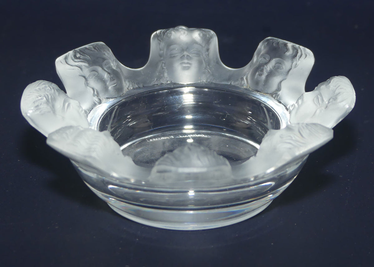 Lalique France St Nicholas figural tray | #1