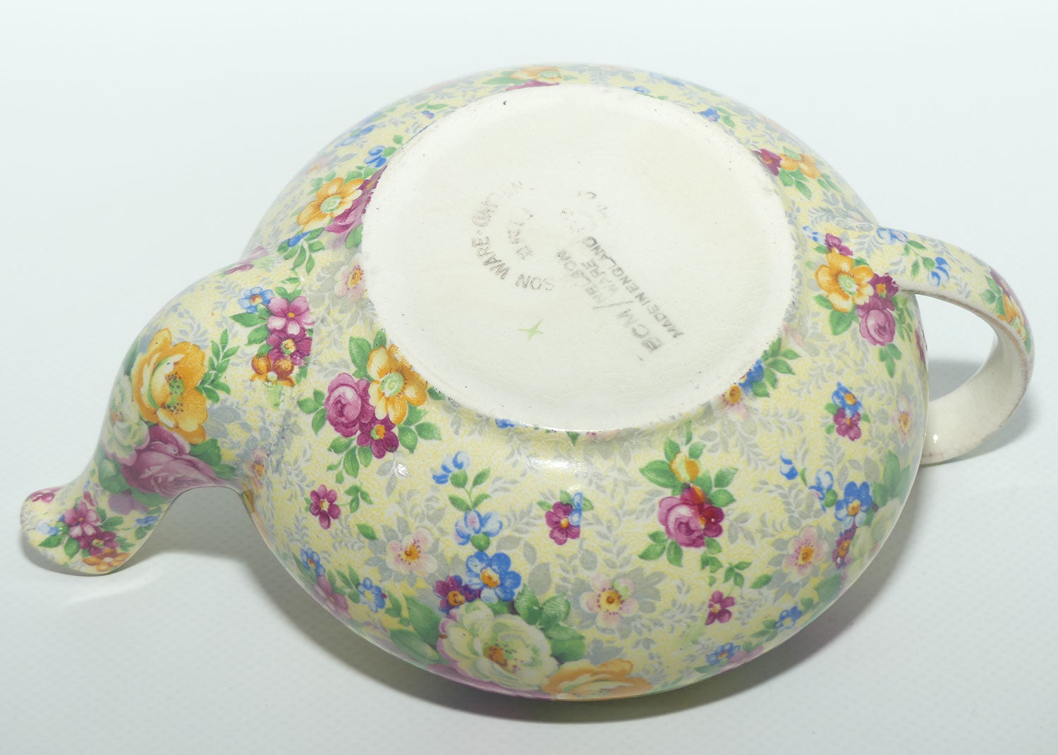 Lord Nelson Ware England Rose Time pattern stacking tea pot set