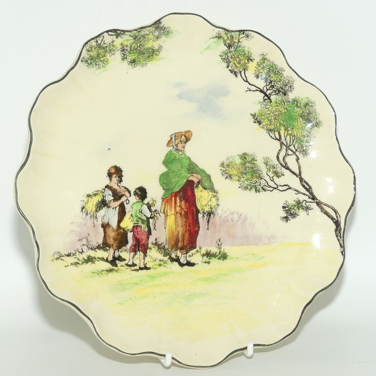 Royal Doulton Gleaners and Gypsies Stafford shape plate