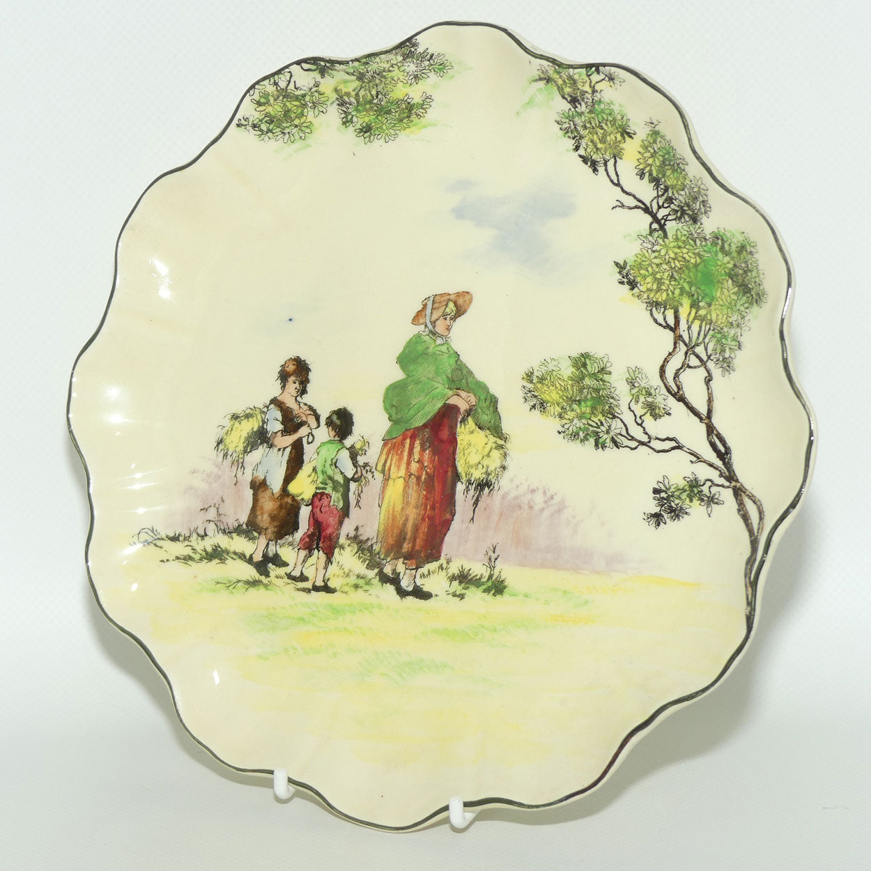 Royal Doulton Gleaners and Gypsies Stafford shape plate