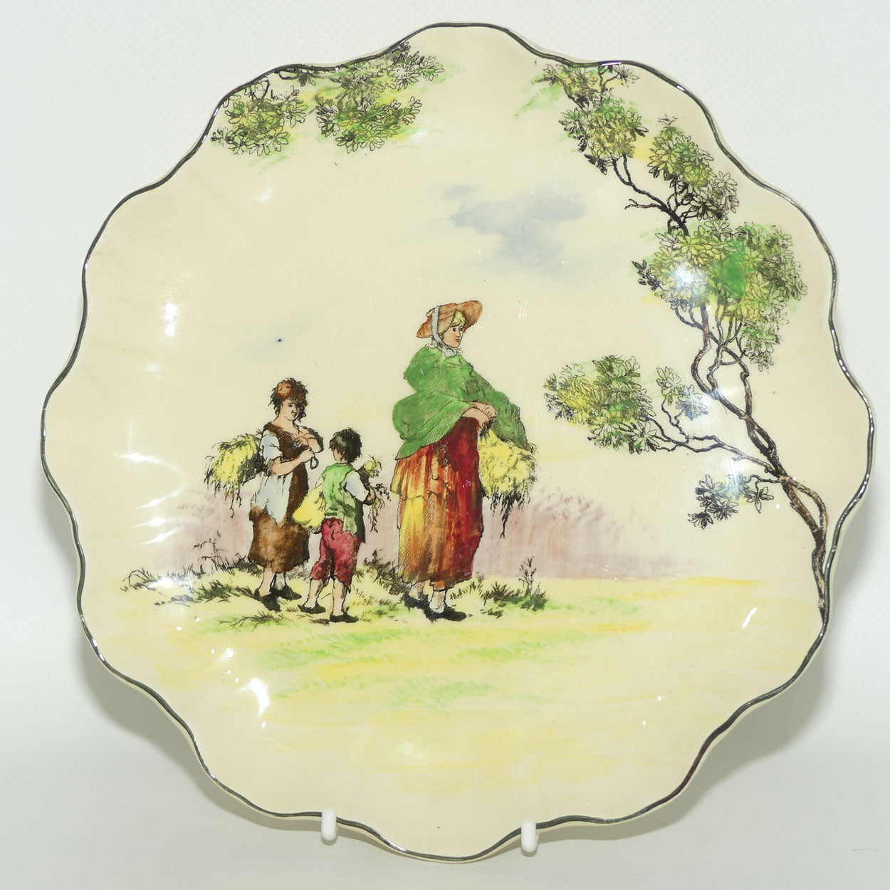 Royal Doulton Gleaners and Gypsies Stafford shape plate