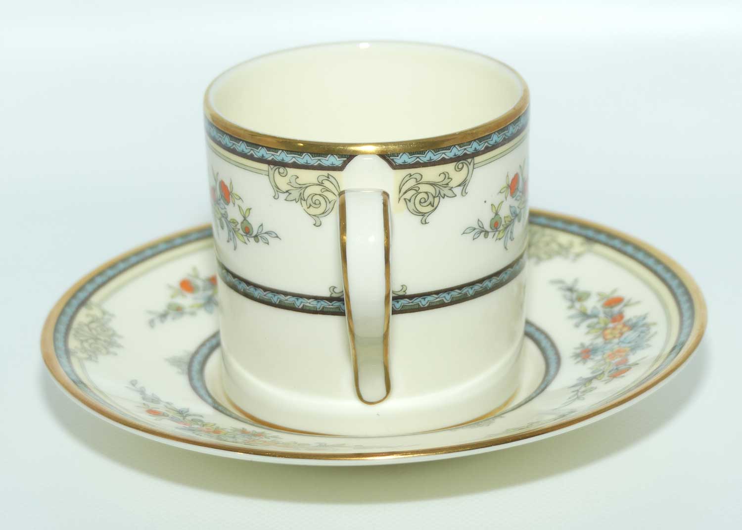 Minton Bone China Stanwood pattern set of 6 demi tasse duos