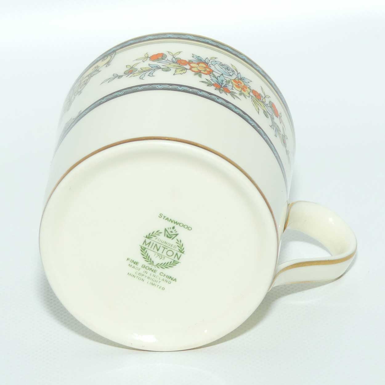 Minton Bone China Stanwood pattern set of 6 demi tasse duos