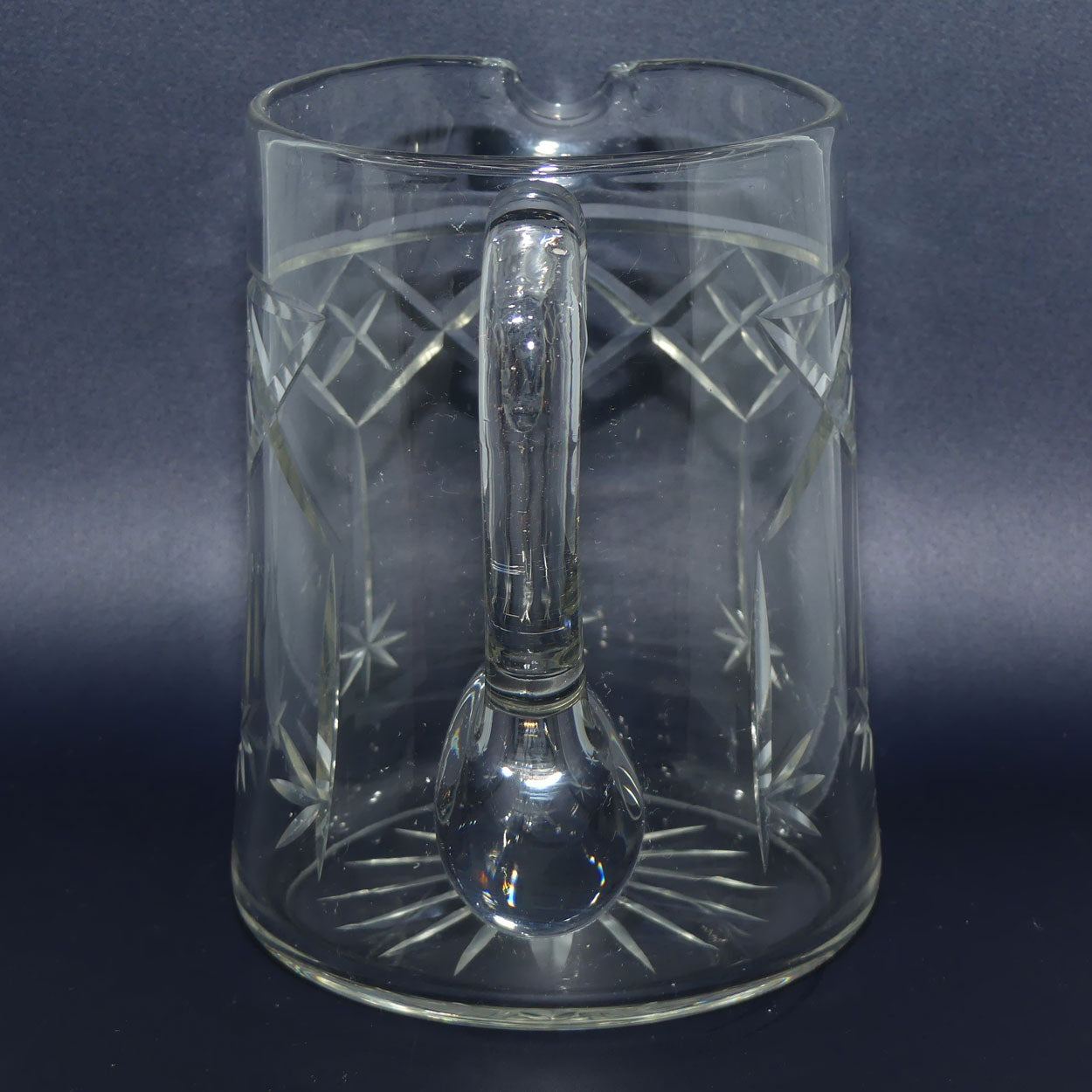Star Facetted pattern Crystal water jug