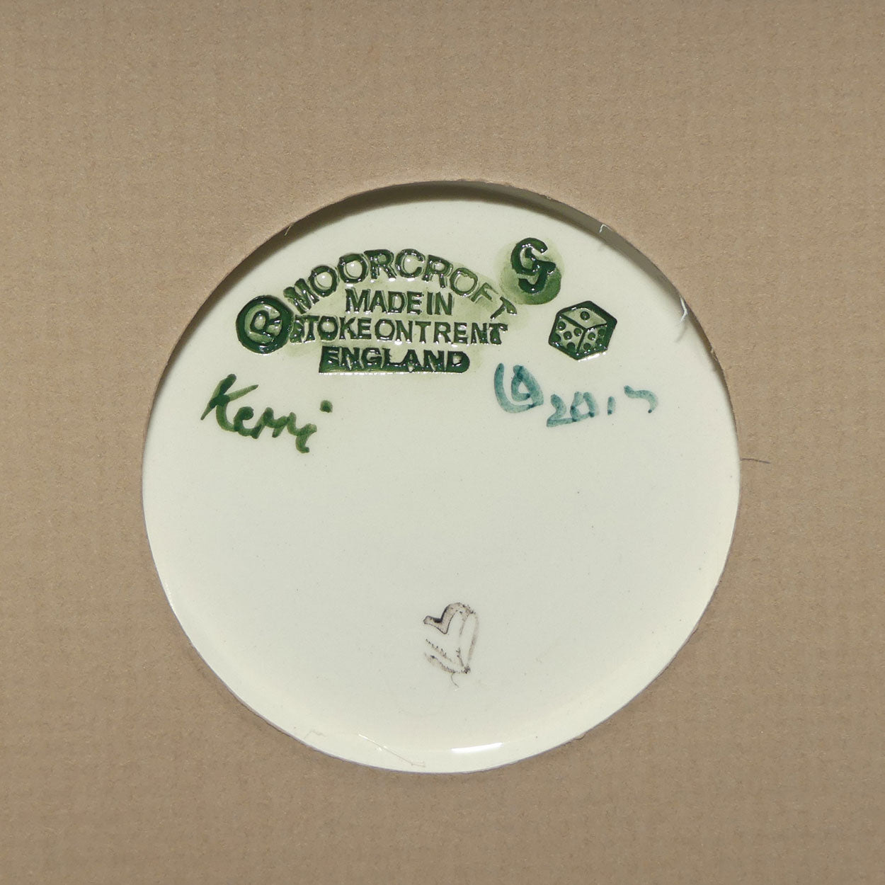 Moorcroft Stargazer Lily plaque