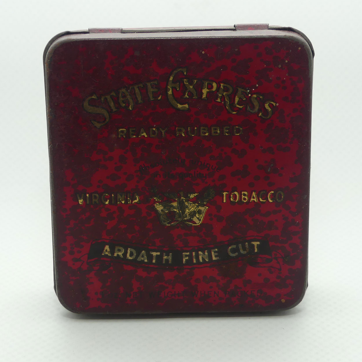 State Express Ready Rubbed Ardath Fine Cut square tobacco tin
