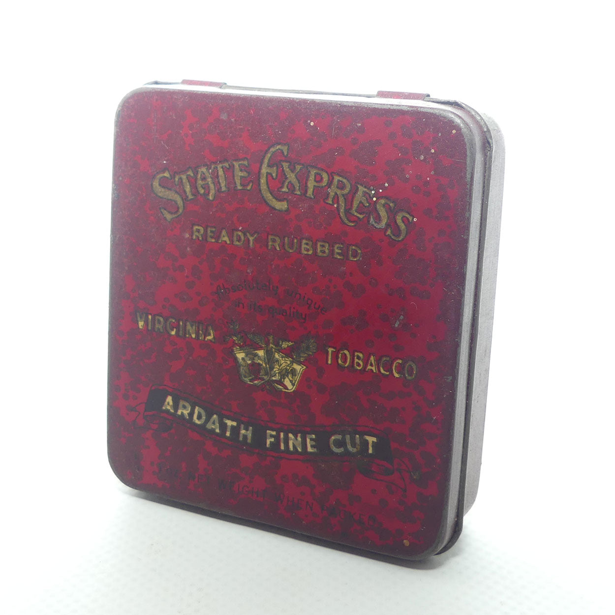 State Express Ready Rubbed Ardath Fine Cut square tobacco tin
