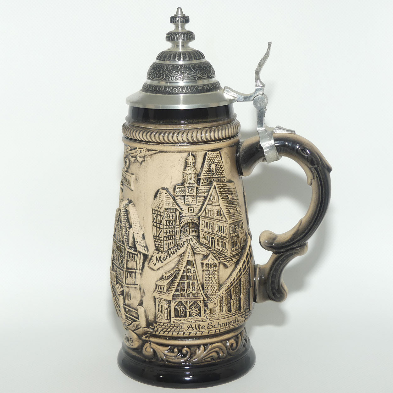 Kathe Wohlfahrt Zoller and Born Stein | Panorama Rothenburg | Limited Edition with Cert | 26.5cm tall