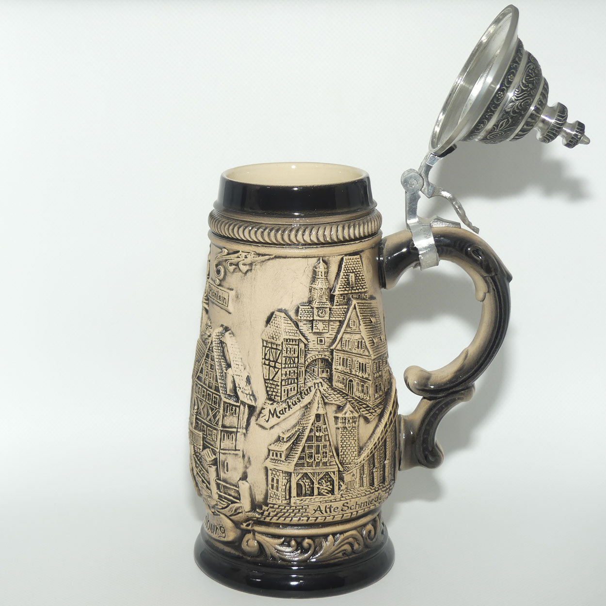 Kathe Wohlfahrt Zoller and Born Stein | Panorama Rothenburg | Limited Edition with Cert | 26.5cm tall