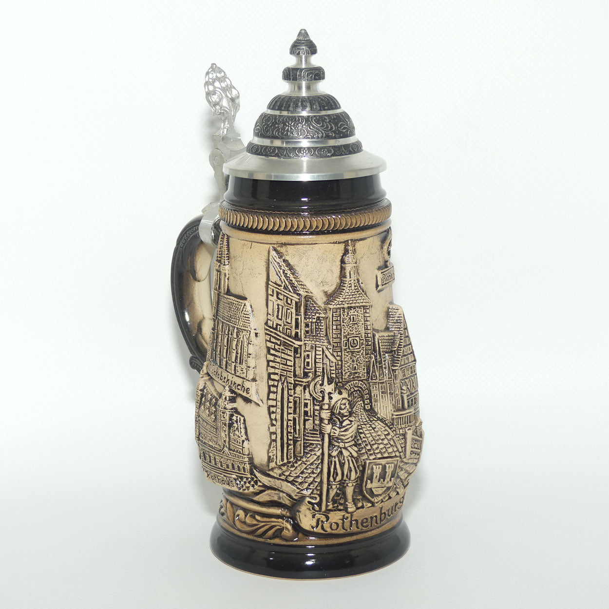 Kathe Wohlfahrt Zoller and Born Stein | Panorama Rothenburg | Limited Edition with Cert | 22cm tall