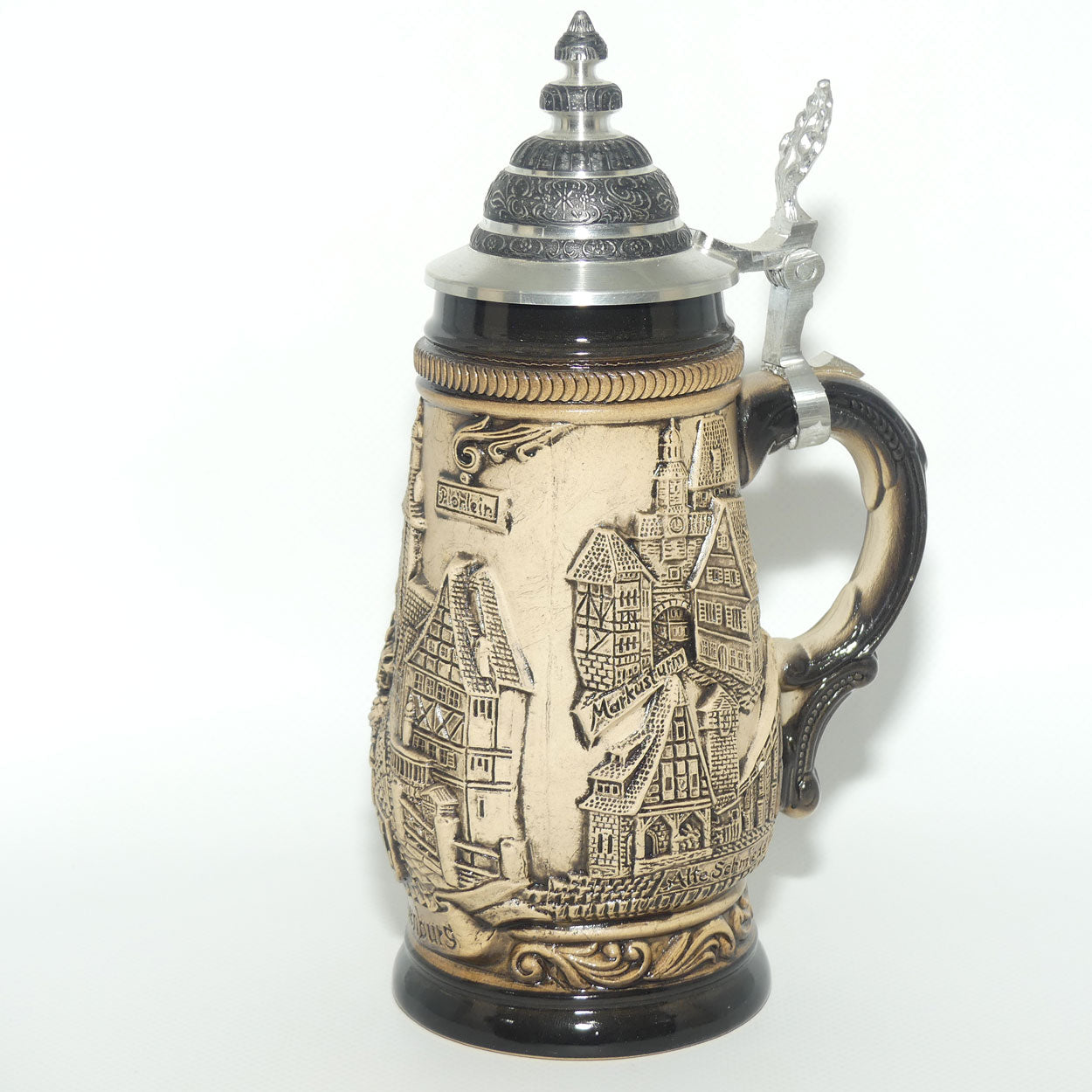 Kathe Wohlfahrt Zoller and Born Stein | Panorama Rothenburg | Limited Edition with Cert | 22cm tall