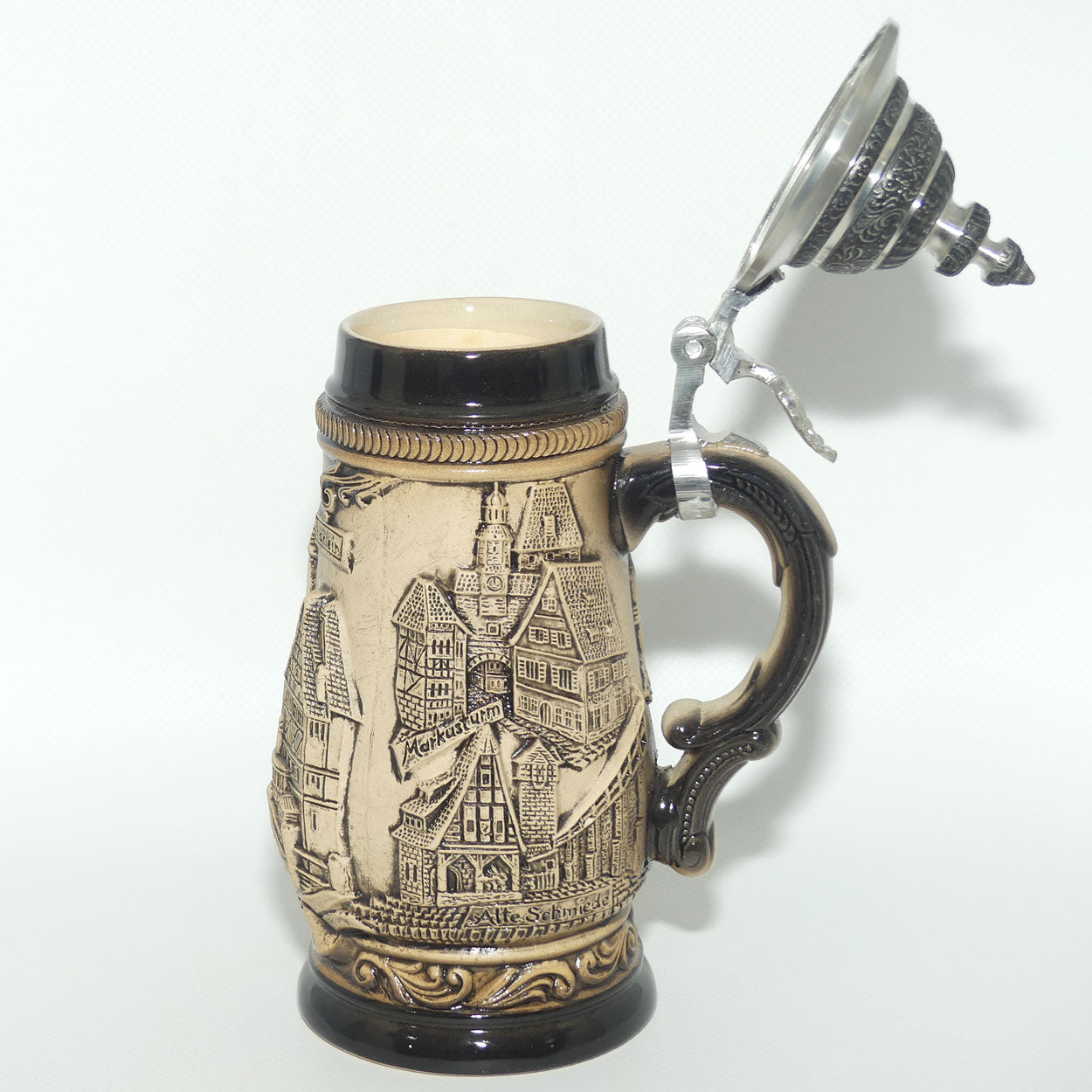 Kathe Wohlfahrt Zoller and Born Stein | Panorama Rothenburg | Limited Edition with Cert | 22cm tall