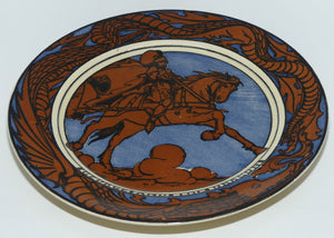 Royal Doulton seriesware St George and the Dragon plate