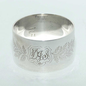 Australian Sterling Silver | STOKES Koala Hallmark | napkin ring 37.2g 