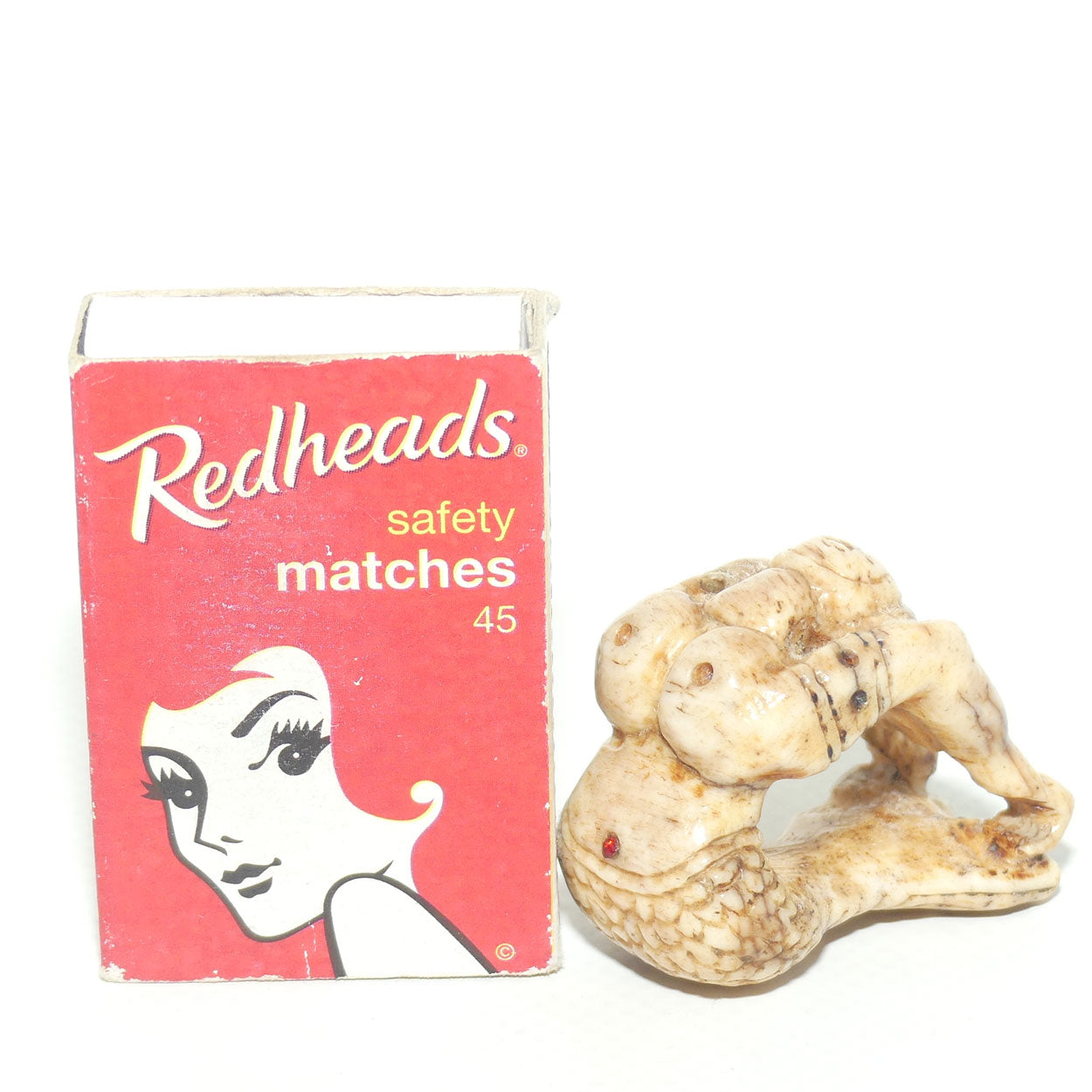 Vintage Stone Mermaid Sailors Scarf | Neckerchief Ring