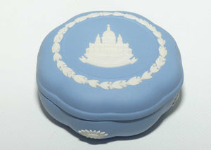 Wedgwood Jasper | White on Pale Blue | St Pauls Cathedral trinket box