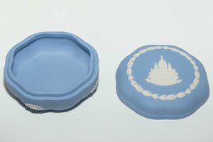 Wedgwood Jasper | White on Pale Blue | St Pauls Cathedral trinket box