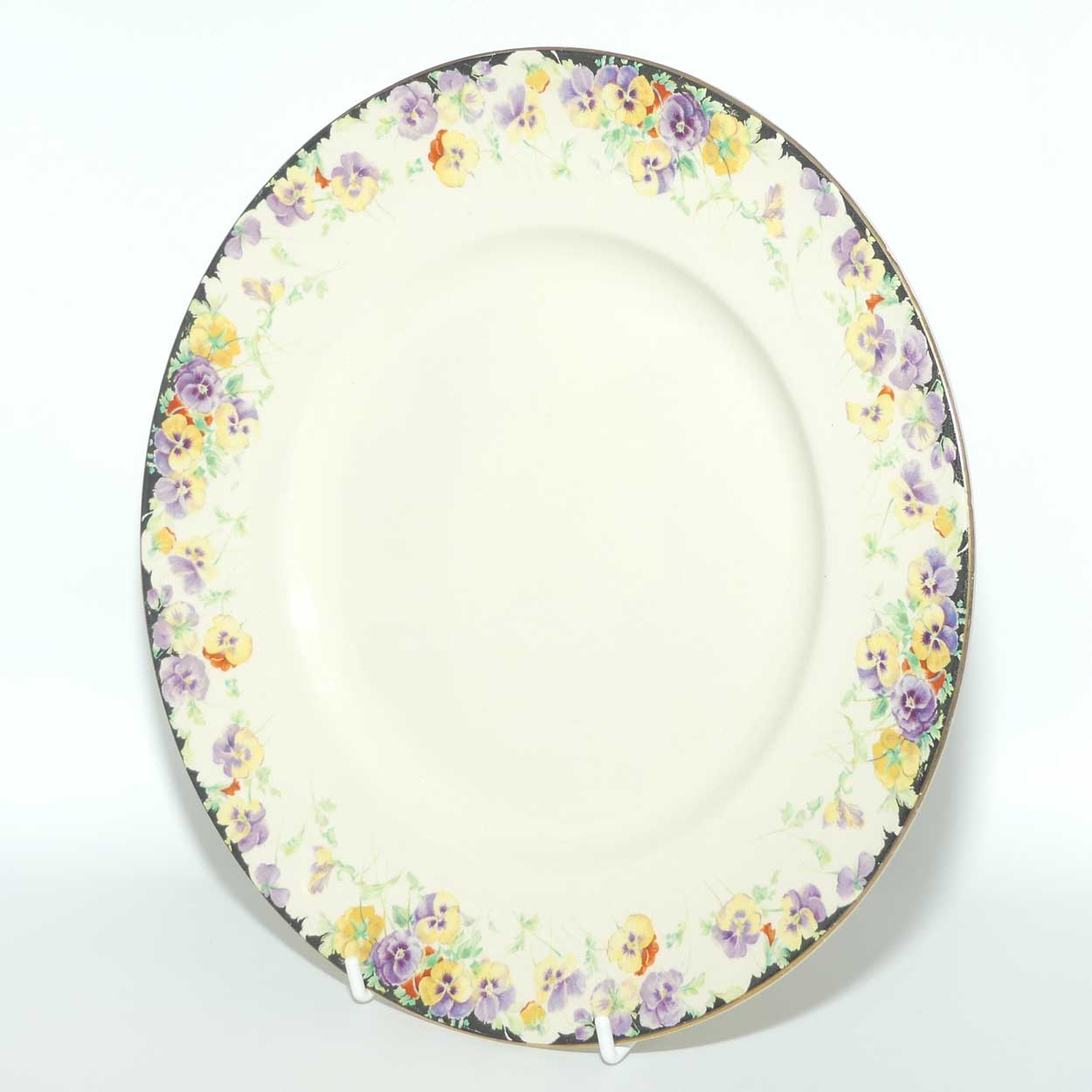 Royal Doulton Wild Pansy lettuce strainer and underplate | Large | D5806