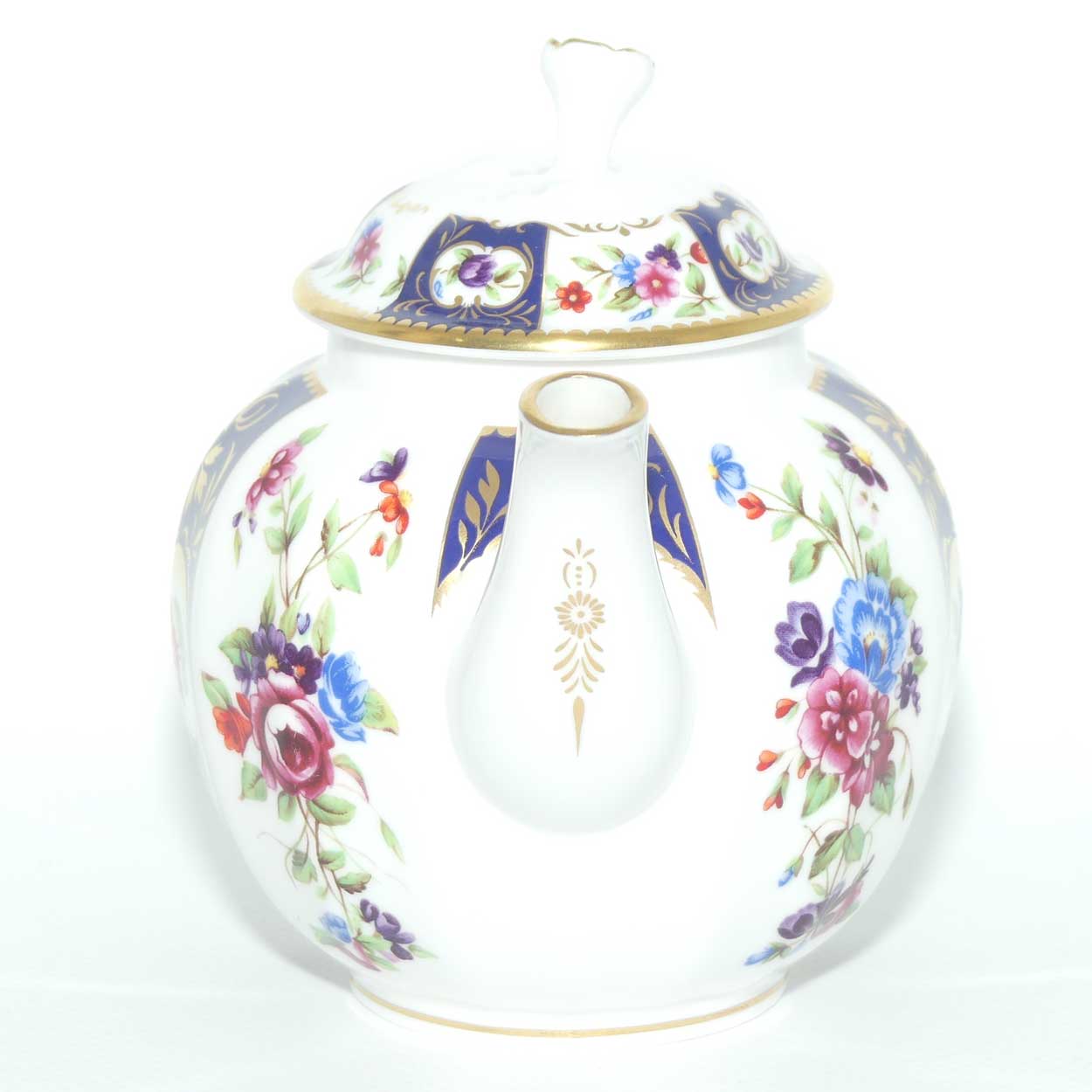 Royal Worcester Strings of Flowers Heirloom tea pot | Compton and Woodhouse