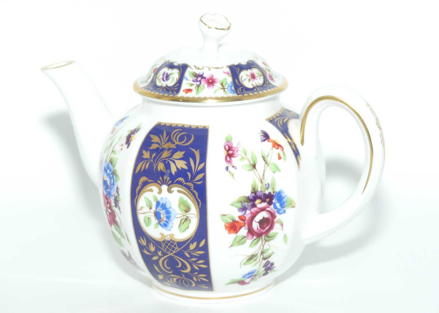 Royal Worcester Strings of Flowers Heirloom tea pot | Compton and Woodhouse