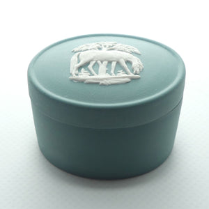 Wedgwood Jasper | White on Spruce | Stubbs Horses trinket box 