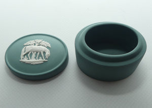 Wedgwood Jasper | White on Spruce | Stubbs Horses trinket box 