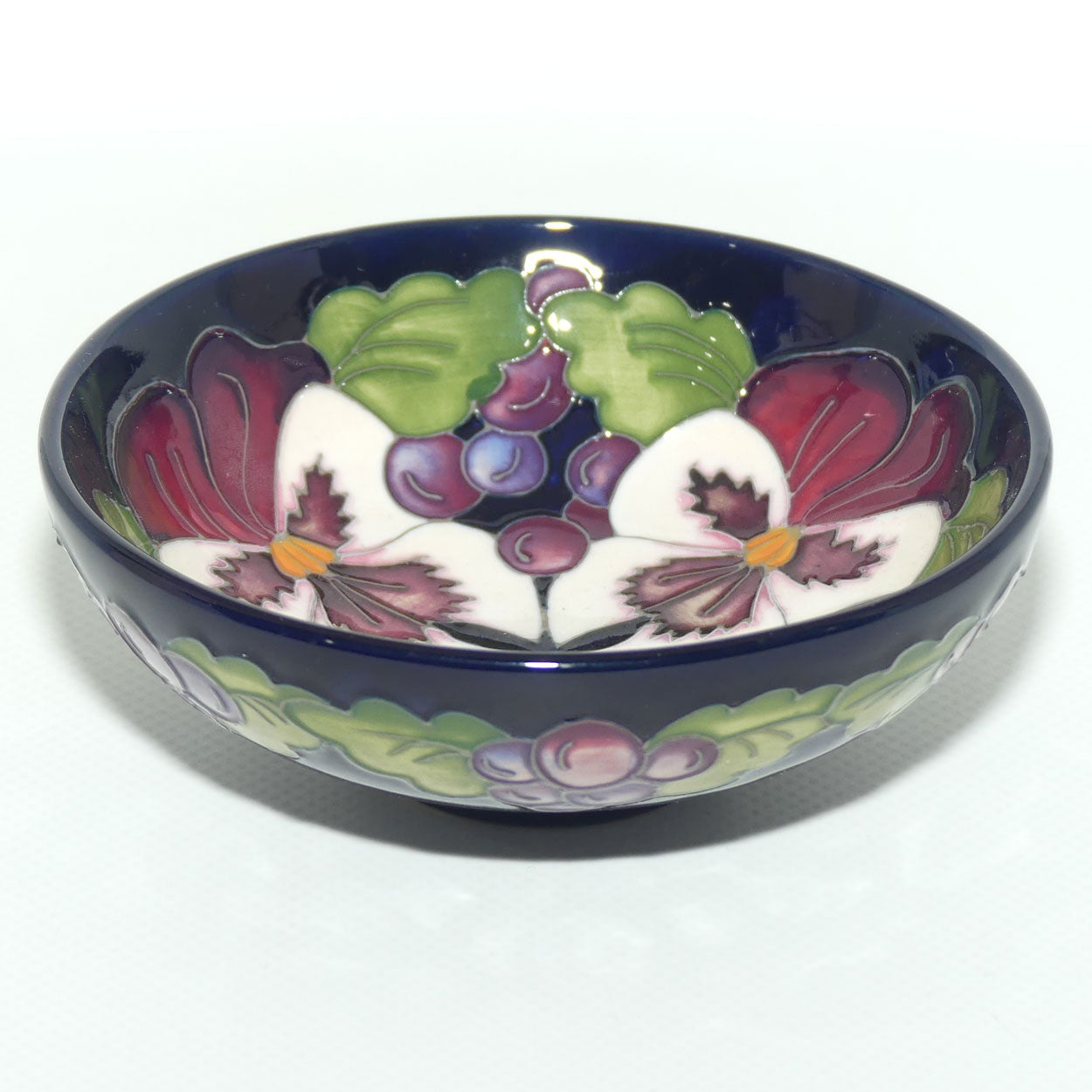 Moorcroft Study in Velvet 201/4 bowl | LE
