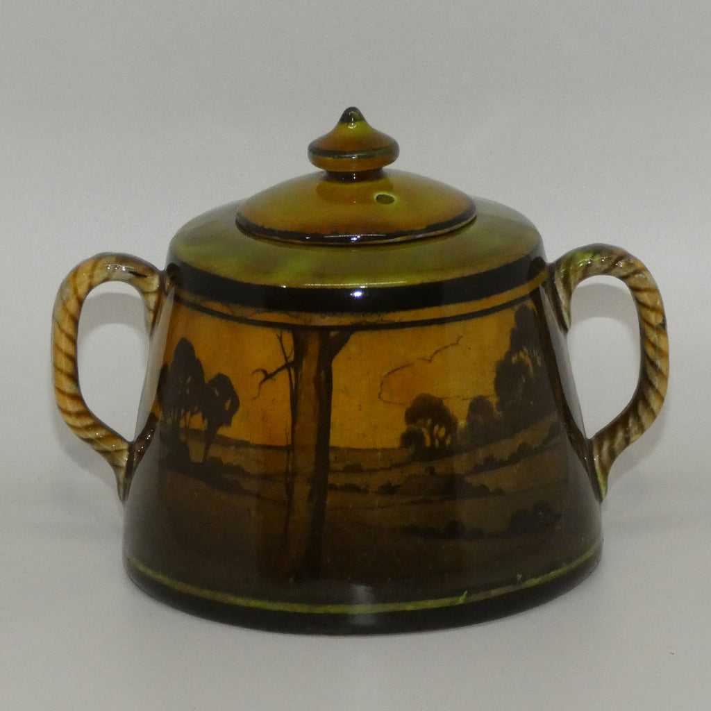 Royal Doulton Haystacks lidded sugar bowl D2538