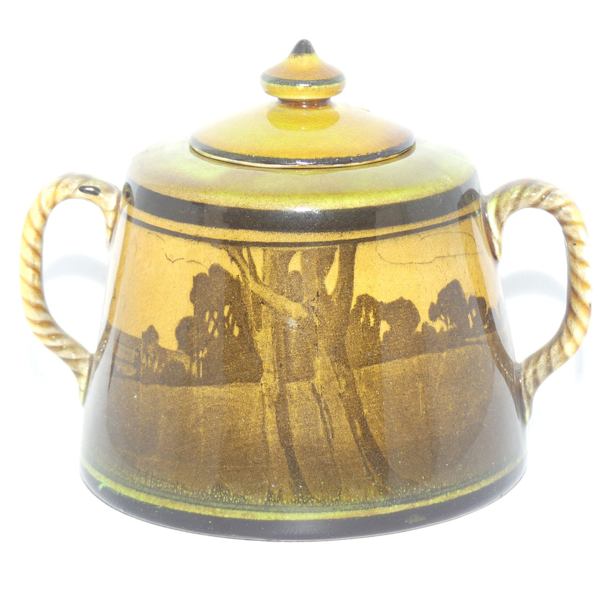 Royal Doulton Haystacks lidded sugar bowl D2538