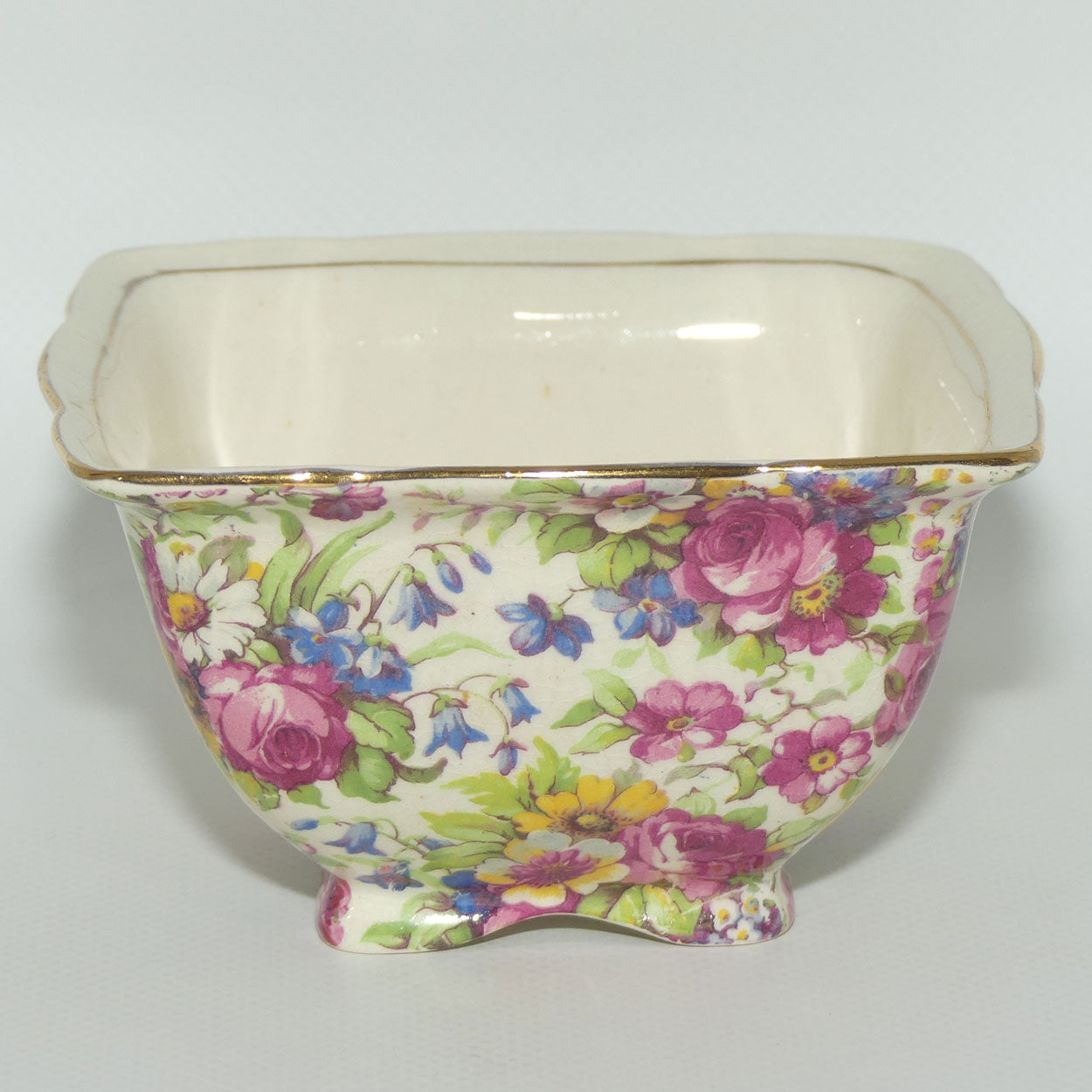 Royal Winton Summertime Chintz milk jug and sugar bowl