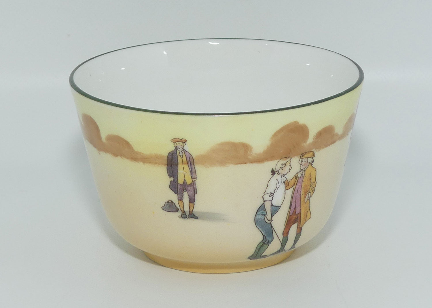 Royal Doulton Coaching Days sugar bowl E3804 | The Duel | Rare Scene