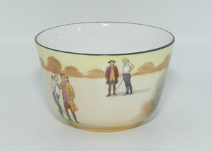 Royal Doulton Coaching Days sugar bowl E3804 | The Duel | Rare Scene