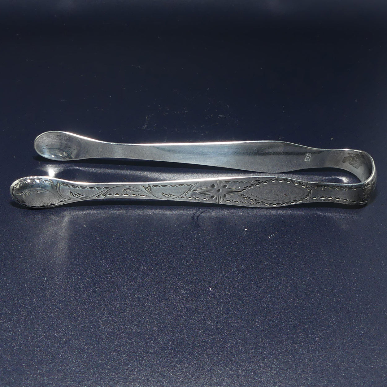 Georgian Sterling Silver Bright Cut sugar nips | c.1816 - 1835