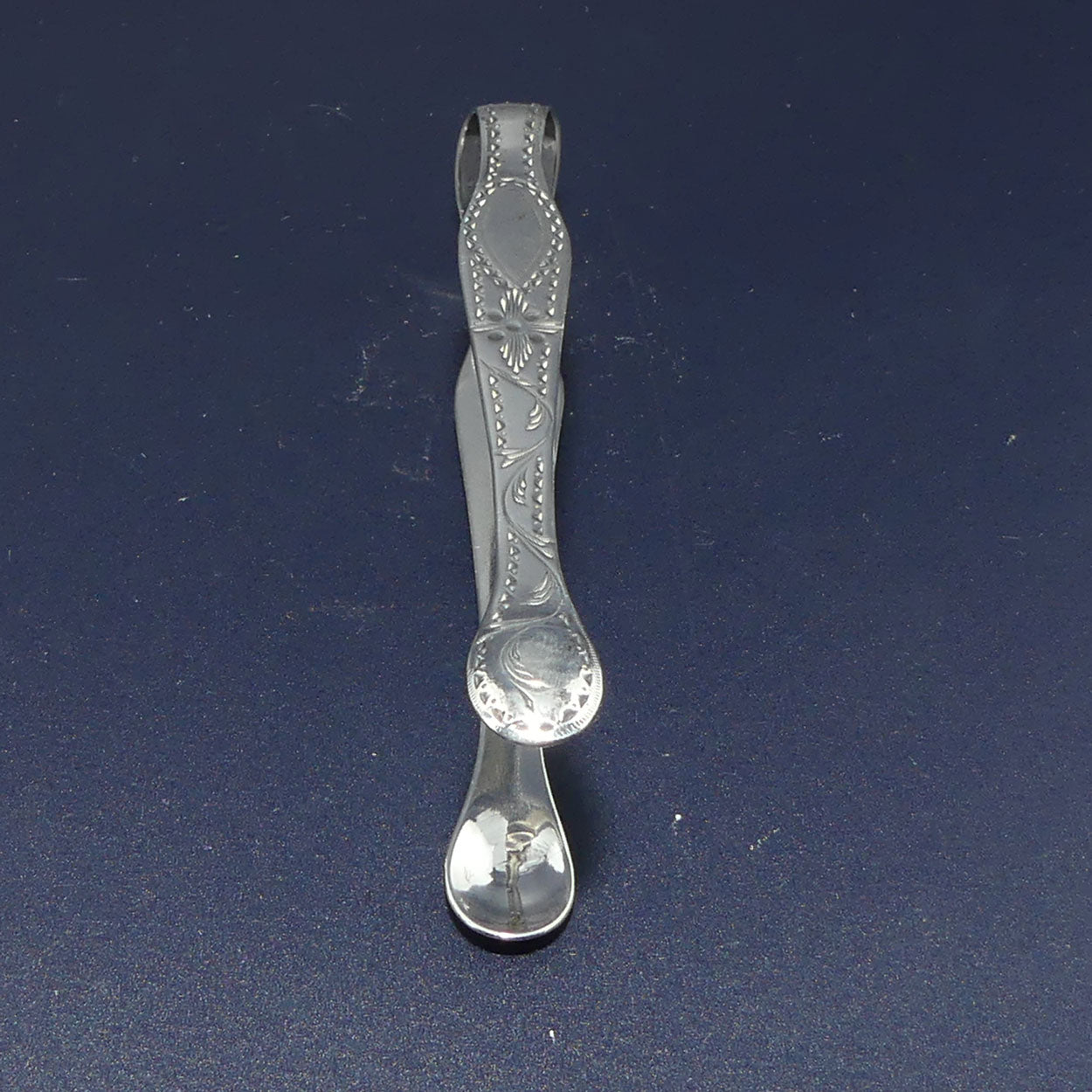Georgian Sterling Silver Bright Cut sugar nips | c.1816 - 1835