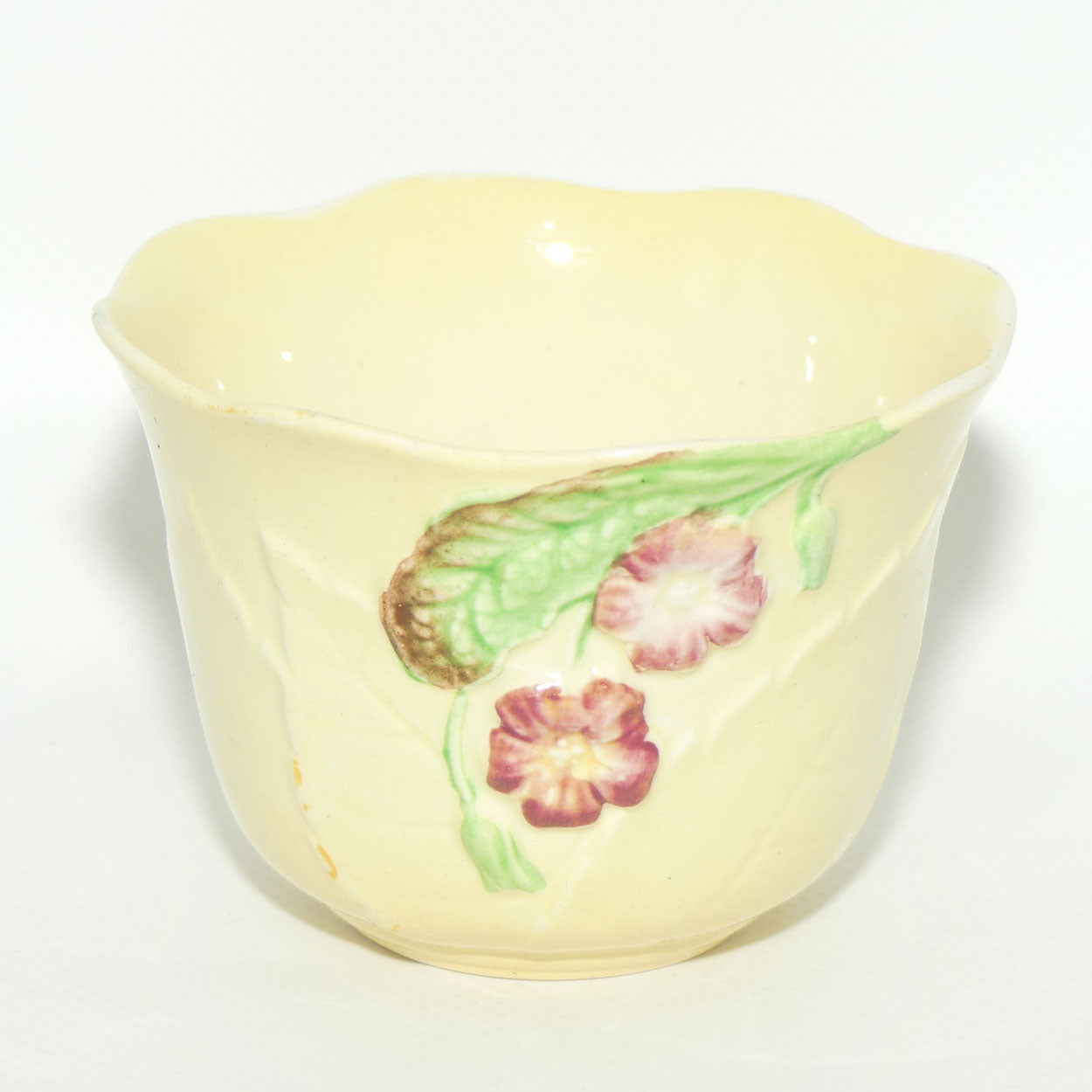 Carlton Ware Wild Rose pattern bowl and spoon