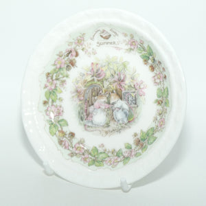 Royal Doulton Brambly Hedge Giftware | Summer Coaster | 12cm | boxed