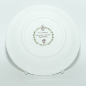 Royal Doulton Brambly Hedge Giftware | Summer Coaster | 12cm | boxed