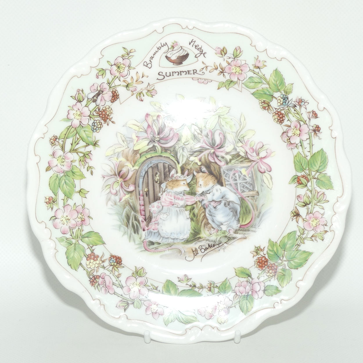 Royal Doulton Brambly Hedge Giftware | 20.5cm plate | Summer | boxed