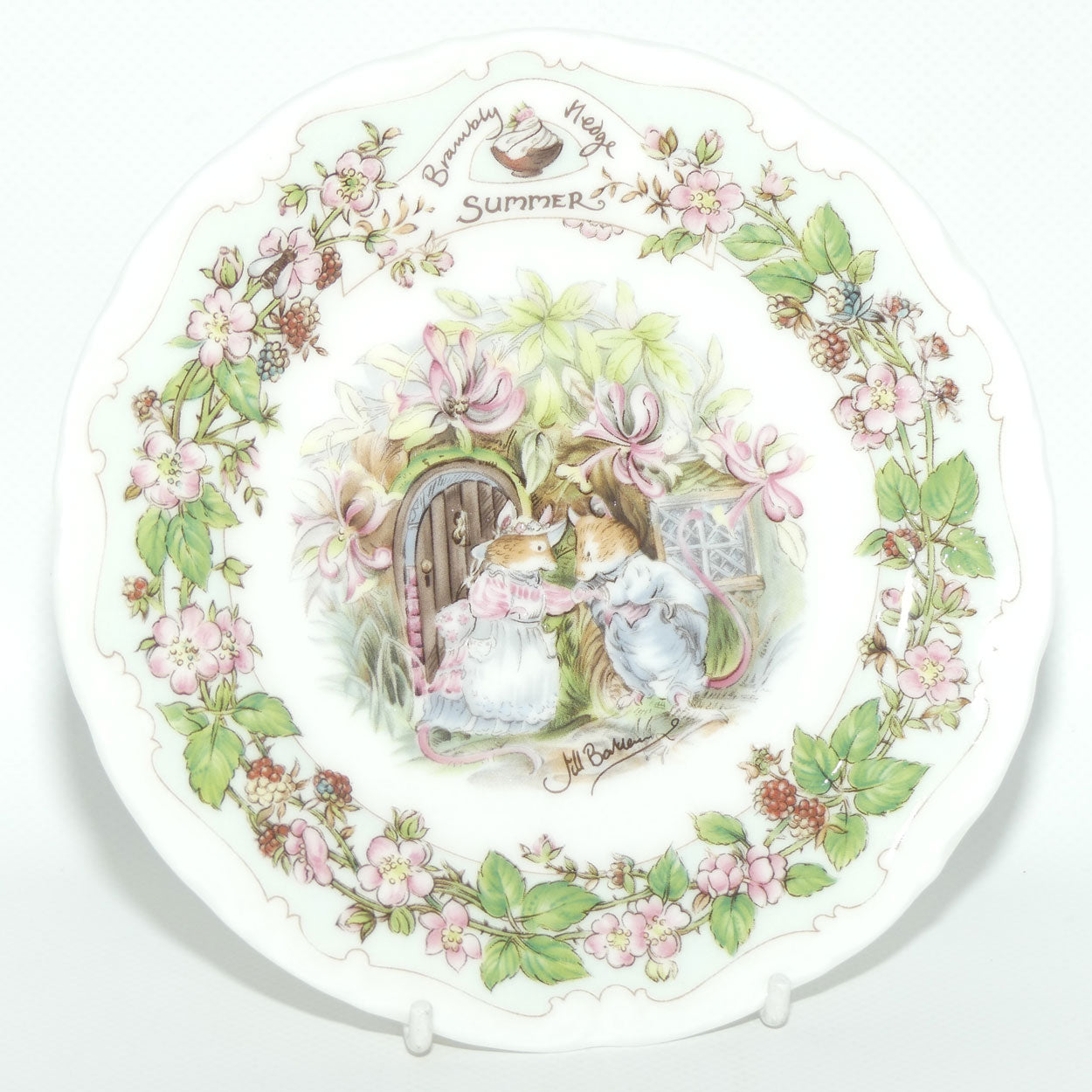 Royal Doulton Brambly Hedge Giftware | Four Seasons tea plate | Summer